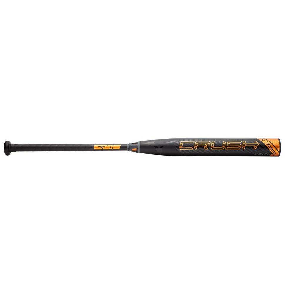 Bate Mizuno 2021 CRUSH-END LOAD (ASA) Slow Pitch Para Hombre Negros/Naranjas 9307845-XH